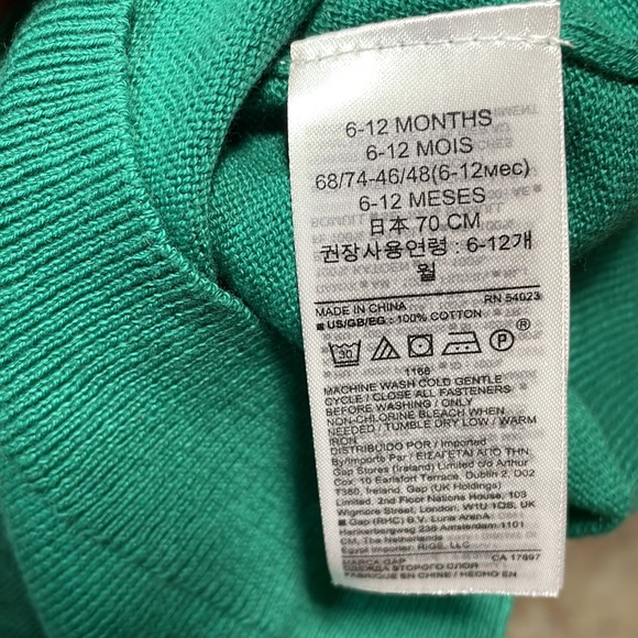 Baby Gap stripe sweater outfit set NWT - Picture 4 of 4